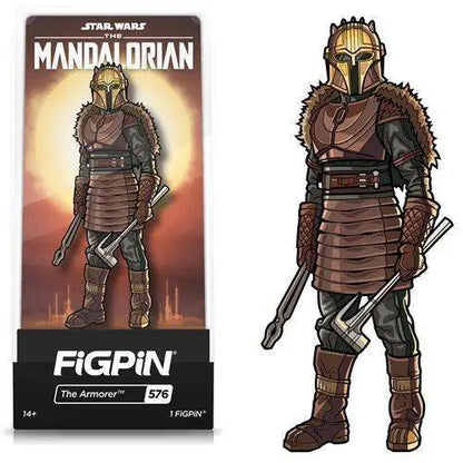 FiGPiN Enamel Pin - Star Wars - The Mandalorian - Select Figure(s) - The Armorer (576) - Brooches & Lapel Pins