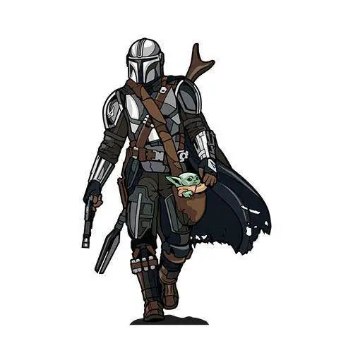 FiGPiN Enamel Pin - Star Wars - The Mandalorian - Select Figure(s) - Brooches & Lapel Pins