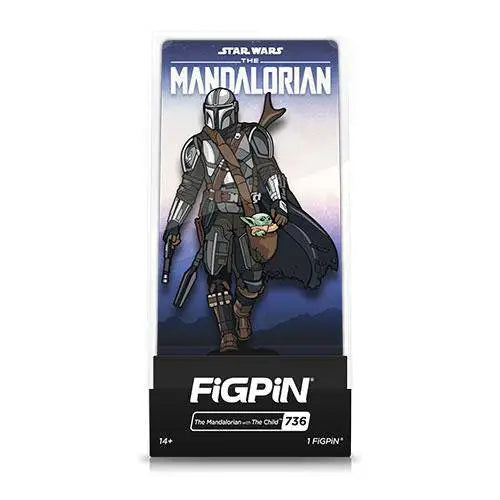 FiGPiN Enamel Pin - Star Wars - The Mandalorian - Select Figure(s) - Brooches & Lapel Pins