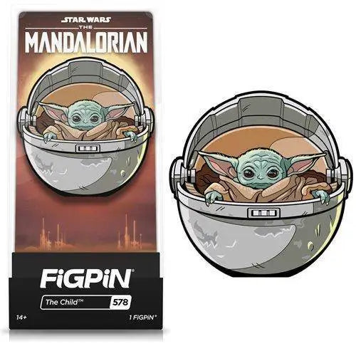 FiGPiN Enamel Pin - Star Wars - The Mandalorian - Select Figure(s) - The Child (578) - Brooches & Lapel Pins