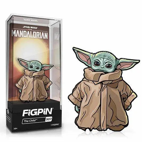 FiGPiN Enamel Pin - Star Wars - The Mandalorian - Select Figure(s) - The Child (507) - Brooches & Lapel Pins