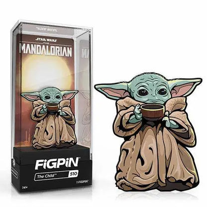 FiGPiN Enamel Pin - Star Wars - The Mandalorian - Select Figure(s) - The Child w/ Soup (510) - Brooches & Lapel Pins