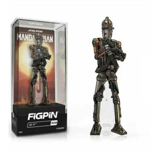 FiGPiN Enamel Pin - Star Wars - The Mandalorian - Select Figure(s) - IG-11 (509) - Brooches & Lapel Pins
