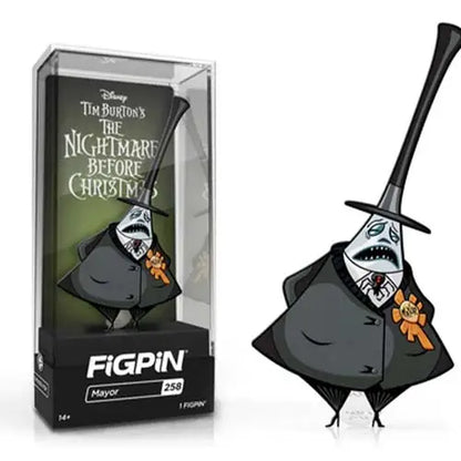 FiGPiN Enamel Pin - The Nightmare Before Christmas - Select Figure(s) - #258 - Mayor - Limited Edition - Toys & Games