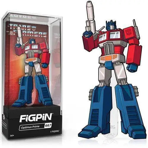 FiGPiN Enamel Pin - Transformers - Select Figure(s) - #667 - Optimus Prime - Brooches & Lapel Pins