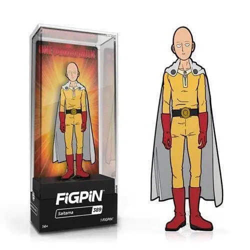 FiGPiN - One Punch Man - Enamel Pin - Select Figure(s) - #389 - Saitama - Toys & Games