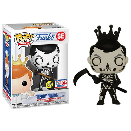 Freddy Funko as Skull Trooper (Glow in the Dark) SE - 2021 Funko Fundays Box of Fun/1000 Made [light damage]