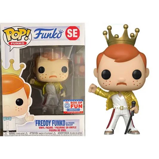 Freddy Funko (Freddie Mercury Metallic) SE - 2021 Funko Fundays Box of Fun /2000 Made [light damage]