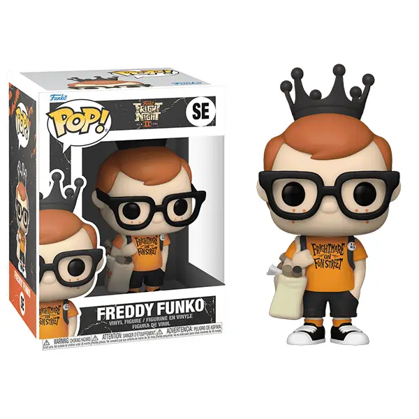 Freddy Funko (Frightmare on Fun Street T-Shirt) SE - Frightmare on Fun Street Exclusive/3500 Made [light damage]