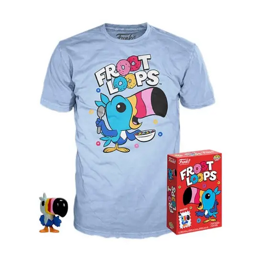 Froot Loops Pocket Pop w/T-Shirt (S Sealed) - Funko Shop Exclusive