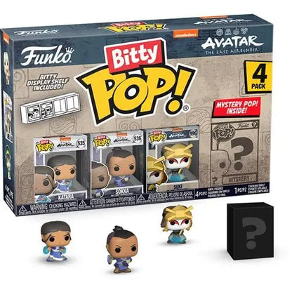 Funko Avatar: The Last Airbender Bitty Pop! Mini-Figure 4-Pack - Select Set(s) - Katara/Sokka/Suki - Action Figure