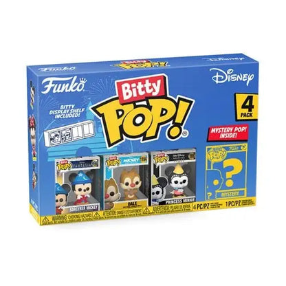 Funko Bitty Pop! Disney Classics Mini-Figure 4-Pack - Select Set(s) - Sorcerer Mickey Mouse - Action Figure