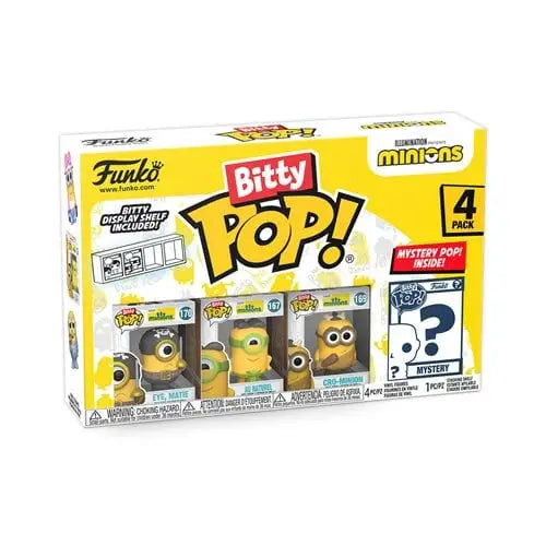 Funko Bitty Pop! Minions Mini-Figure 4-Pack - Select Set(s) - Action Figure