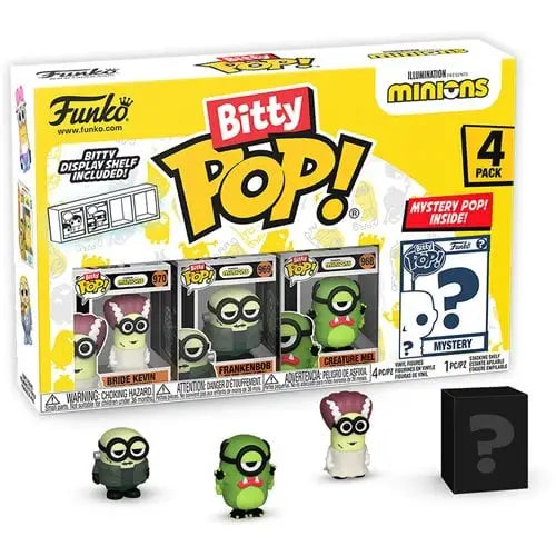 Funko Bitty Pop! Minions Mini-Figure 4-Pack - Select Set(s) - Frankenbob - Action Figure