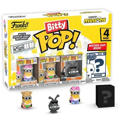 Funko Bitty Pop! Minions Mini-Figure 4-Pack - Select Set(s) - Tourist Jerry - Action Figure