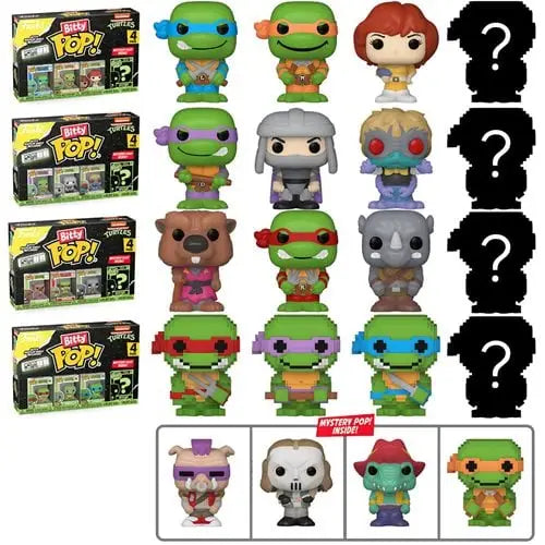 Funko Bitty Pop! Teenage Mutant Ninja Turtles Comics Mini-Figure 4-Pack - Select Set(s) - Action Figure