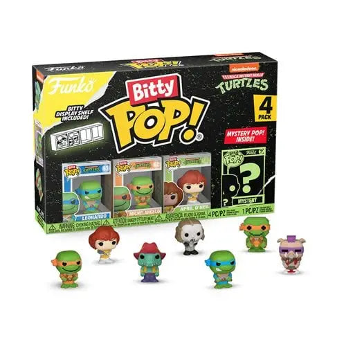Funko Bitty Pop! Teenage Mutant Ninja Turtles Comics Mini-Figure 4-Pack - Select Set(s) - Action Figure