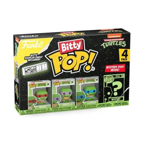 Funko Bitty Pop! Teenage Mutant Ninja Turtles Comics Mini-Figure 4-Pack - Select Set(s) - Action Figure