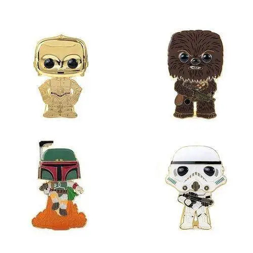 Funko Large Enamel Pop! Pin - Star Wars - Select Figure(s) - Brooches & Lapel Pins
