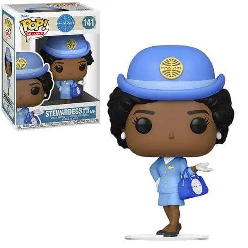 Funko Pop! Ad Icons Vinyl Figures - Select Figure(s) - 141 - Stewardess With Blue Bag - Action Figure