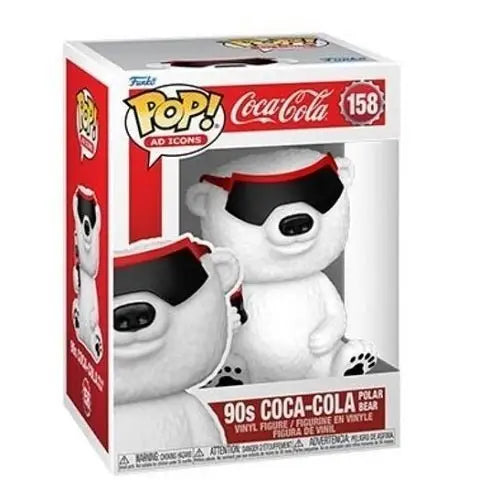 Funko Pop! Ad Icons Vinyl Figures - Select Figure(s) - 158 - 90’s Coca Cola Polar Bear - Action Figure