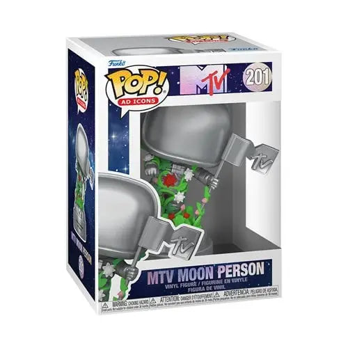 Funko Pop! Ad Icons Vinyl Figures - Select Figure(s) - 201 - MTV 40th Anniversary Moon Person - Action Figure
