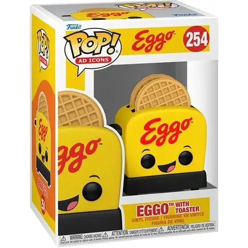 Funko Pop! Ad Icons Vinyl Figures - Select Figure(s) - 254 - Eggo with Toaster - Action Figure