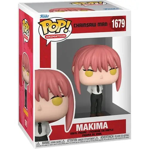Funko Pop! Animation - Chainsaw Man Vinyl Figures - Select Figure(s) - #1679 - Makima - Toys & Games