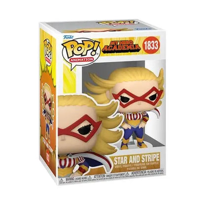 Funko Pop! Animation - My Hero Academia Vinyl Figure - Select Figure(s) - #1833 Star and Stripe - Toys & Games