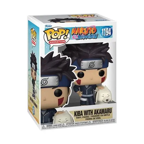 Funko Pop! Animation - Naruto Shippuden Vinyl Figures - Select Figure(s) - Kiba with Akamaru (1194) - Action Figure