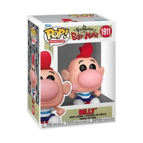 Funko Pop! Animation - The Grim Adventures of Billy & Mandy Vinyl Figure - Select Figure(s) - #1911 Billy - Toys & Games