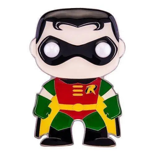 Funko Pop!- DC Comics Classic Large Enamel Pin - Select Figure(s) - 02 Robin - Brooches & Lapel Pins