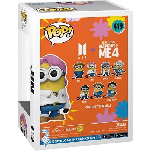 Funko Pop! - Despicable Me 4 Minion x BTS Vinyl Figure - Select Figure(s) - Action Figure