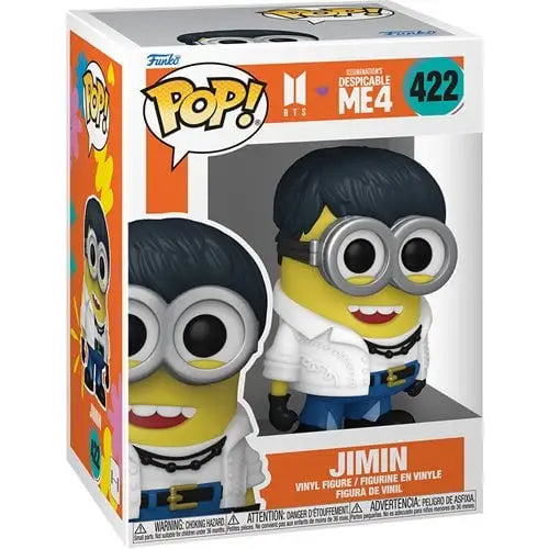 Funko Pop! - Despicable Me 4 Minion x BTS Vinyl Figure - Select Figure(s) - #422 Jimin - Action Figure