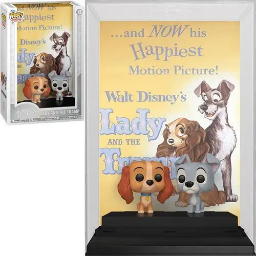 Funko Pop! Disney 100 Movie Poster with Case - Select Figure(s) - Lady and the Tramp (#15) - Action Figure