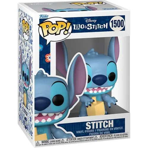 Funko Pop! Disney - Lilo & Stitch Vinyl Figure - Select Figure(s) - #1500 Hanukkah Stitch with Dreidel - Toys & Games