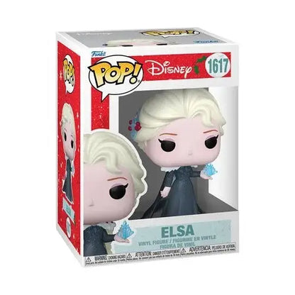 Funko Pop! Disney Princess Vinyl Figures - Select Figure(s) - 1617 - Elsa (Holiday) - Action Figure