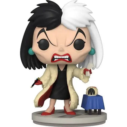 Funko Pop! Disney Villains Evil Queen Vinyl Figures - Select Figure(s) - 1083 Cruella de Vil - Action Figure