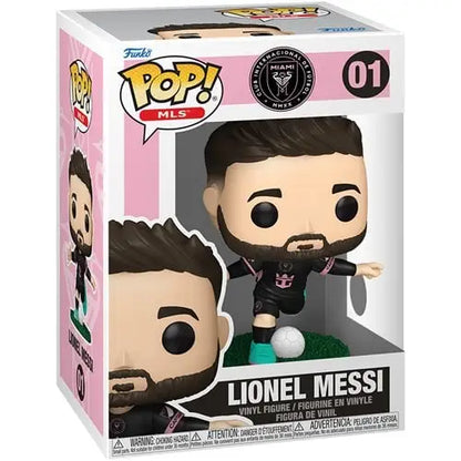 Funko Pop! Football Vinyl Figures - Select Figure(s) - 01 - MLS Inter Miami - Lionel Messi (Away) - Toys & Games