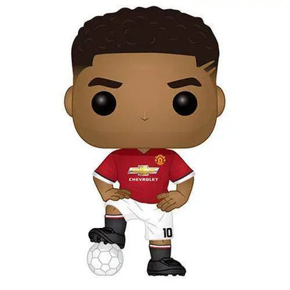 Funko Pop! Football Vinyl Figures - Select Figure(s) - 17 - Manchester United - Marcus Rashford - Toys & Games