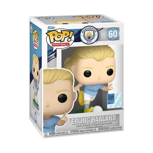 Funko Pop! Football Vinyl Figures - Select Figure(s) - 60 - Manchester City - Erling Haaland - Toys & Games