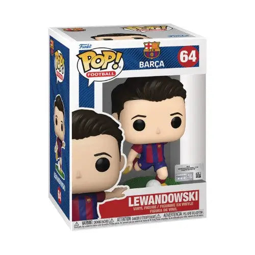 Funko Pop! Football Vinyl Figures - Select Figure(s) - 64 - Barcelona - Lewandowski - Toys & Games