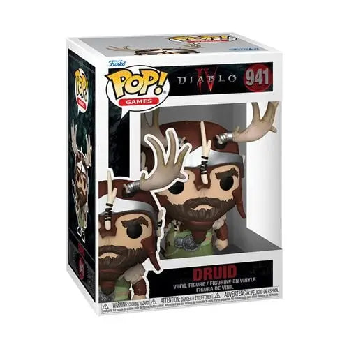 Funko Pop! Games - Diablo IV - Vinyl Figure - Select Figure(s) - #941 - Druid - Toys & Games