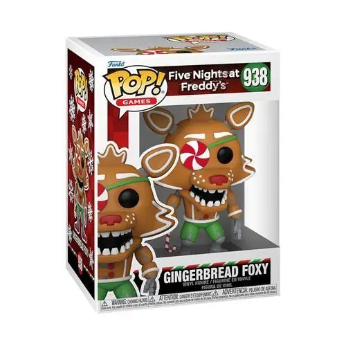 Funko Pop! Games - Five Nights at Freddy’s Holiday - Select Vinyl Figure(s) - Gingerbread Foxy (938) - Toys & Games
