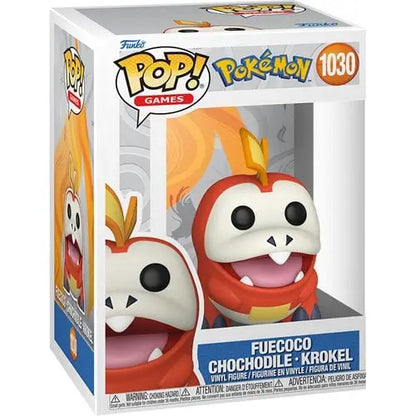 Funko Pop! Games - Pokemon - Select Figure(s) - #1030 Fuecoco - Action Figure