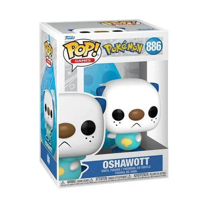 Funko Pop! Games - Pokemon - Select Figure(s) - #886 Oshawott - Action Figure