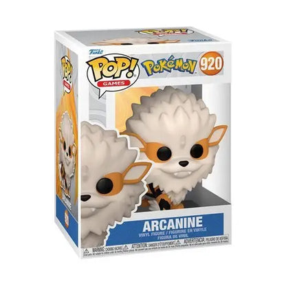 Funko Pop! Games - Pokemon - Select Figure(s) - #920 Arcanine - Action Figure