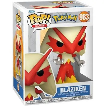 Funko Pop! Games - Pokemon - Select Figure(s) - #983 Blaziken - Action Figure