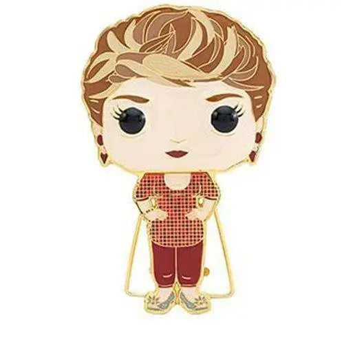 Funko Pop!- Golden Girls Large Enamel Pin - Select Figure(s) - 03 Blanche - Brooches & Lapel Pins