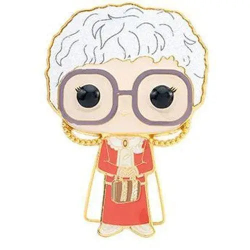 Funko Pop!- Golden Girls Large Enamel Pin - Select Figure(s) - 04 Sophie - Brooches & Lapel Pins